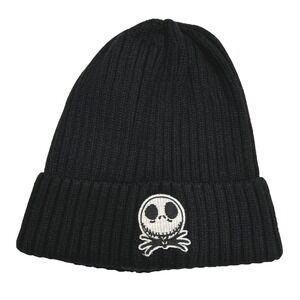 Tim Burtons The Nightmare Before Christmas‎ Jack Skellington Black Beanie OSFM